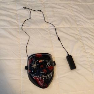 LED blue light up mask